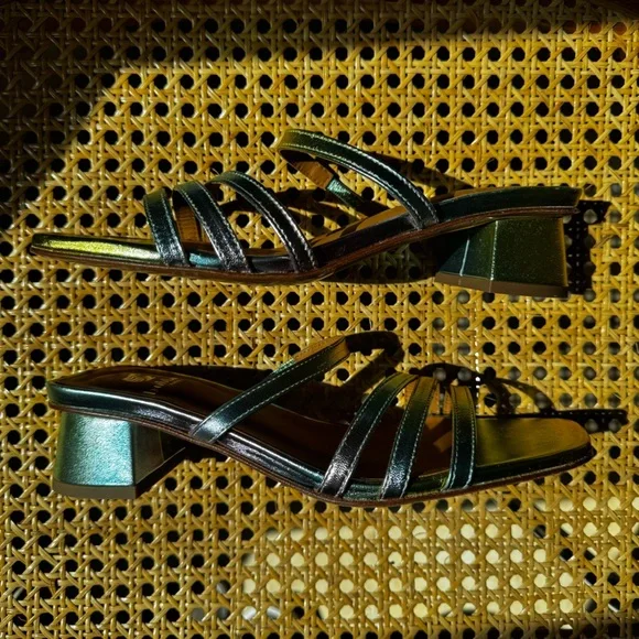 Bobbies Sonja Mules in Acid Rainbow size 37 - Picture 10 of 12